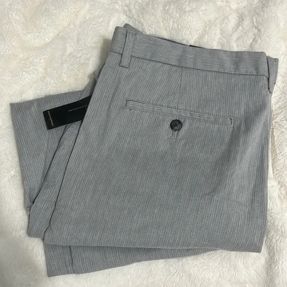 Banana Republic Mens  slim stretch Dress Pant Gray Size 36 x 30 - Picture 3 of 7